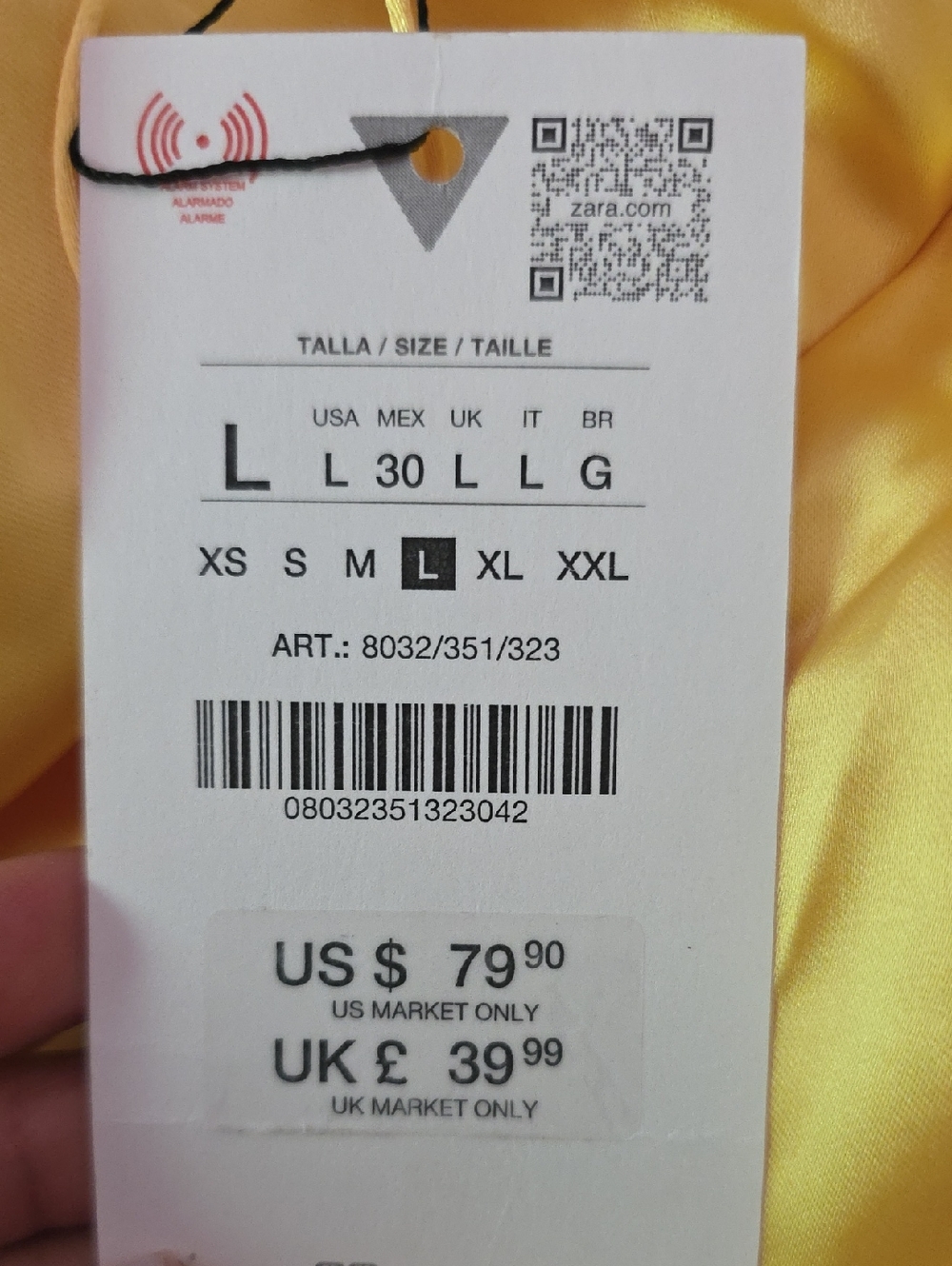 Zara Satin Butter Yellow Slip Dress - Picture 7 of 7
